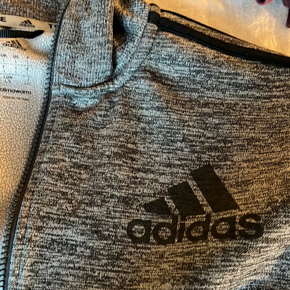 Adidas men’s zip up sweater